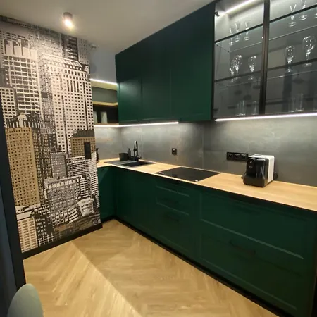 Apartmán Szmaragdowy W Centrum Lodzi Lodž